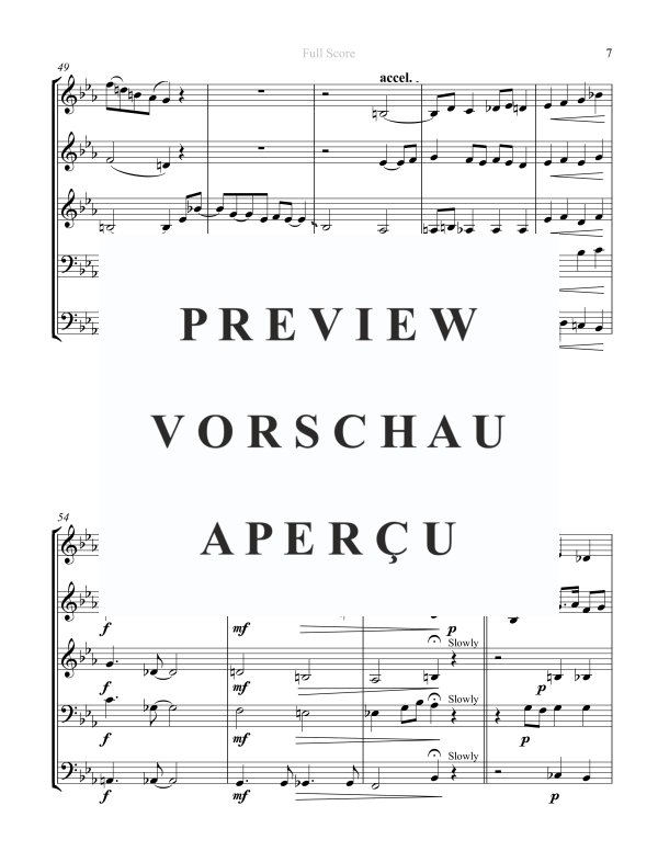 Produktgalerie: Seite 9 von 11 Sweet By and By, , Blechbläser Quintett