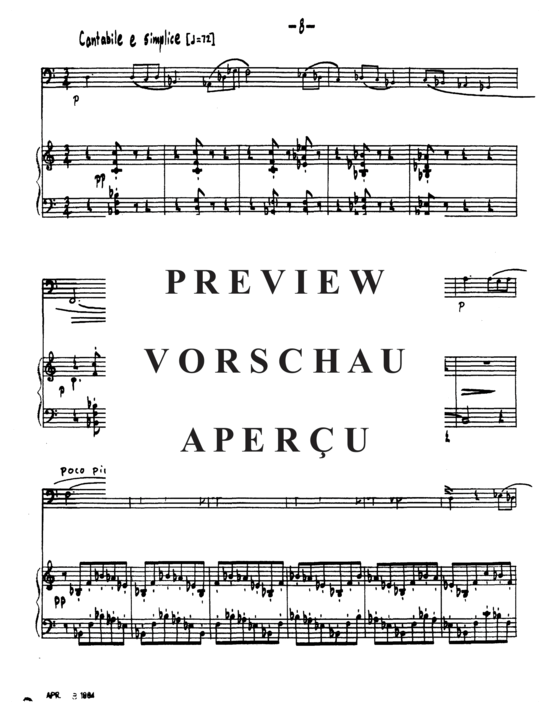 Produktgalerie: Seite 10 von 21 Concertino for Tuba and Piano , , (Tuba + Klavier)
