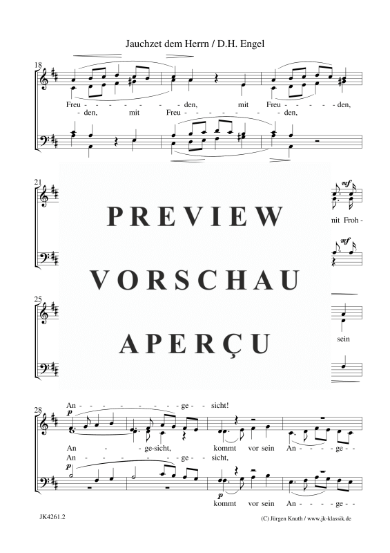 gallery: Jauchzet dem Herrn, , Gemischter Chor