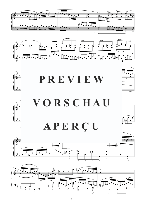 Produktgalerie: Seite 10 von 11 Toccata und Fuge d-Moll BWV 565, , Klavier Solo