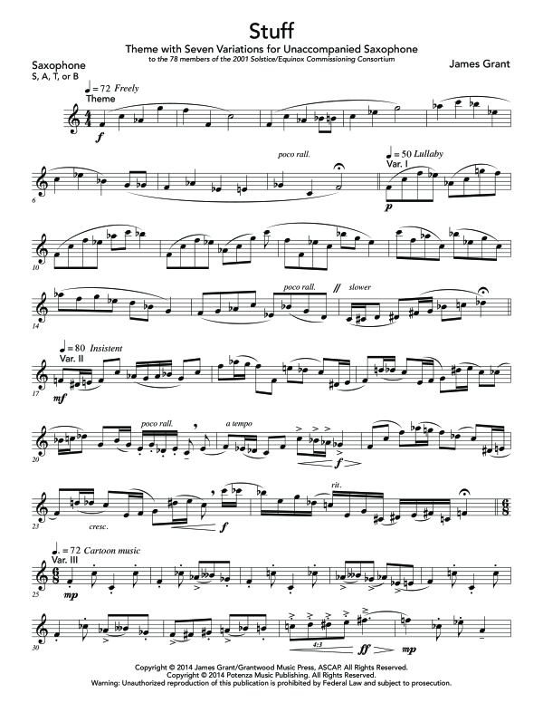 Product gallery: Page 1 of 8 Stuff, , (Saxophon Solo)