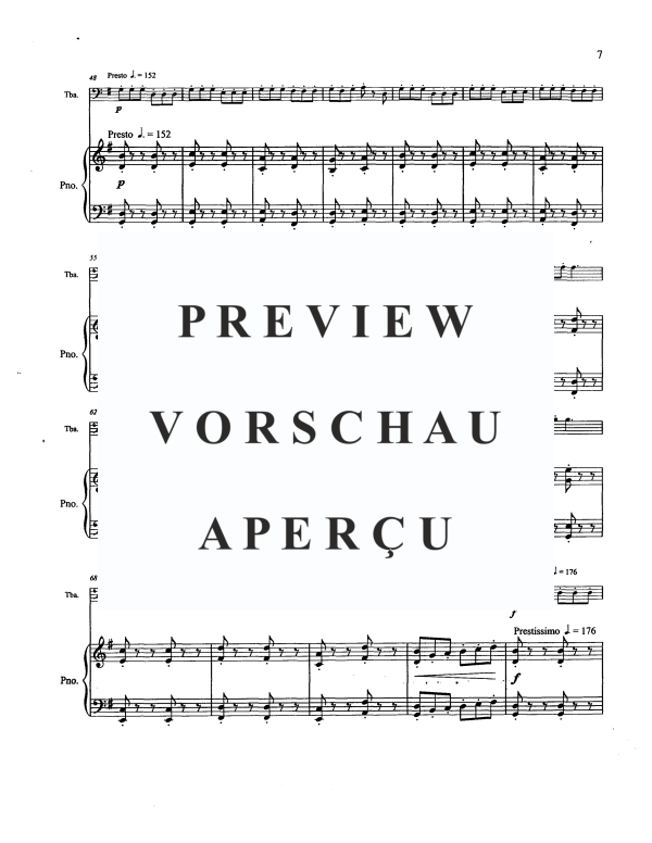 Produktgalerie: Seite 10 von 11 San Jose Suite, Tony Clements, Tuba und Klavier