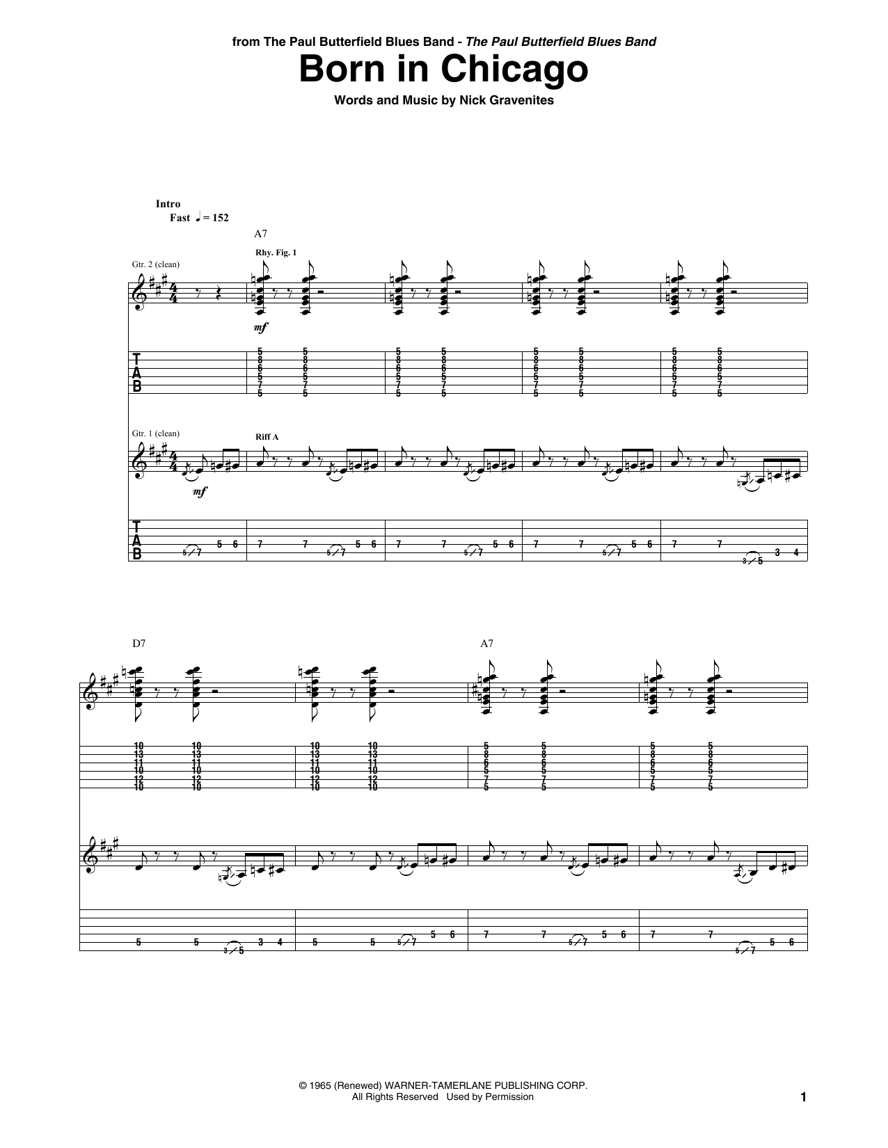 Produktbild zu: Born In Chicago