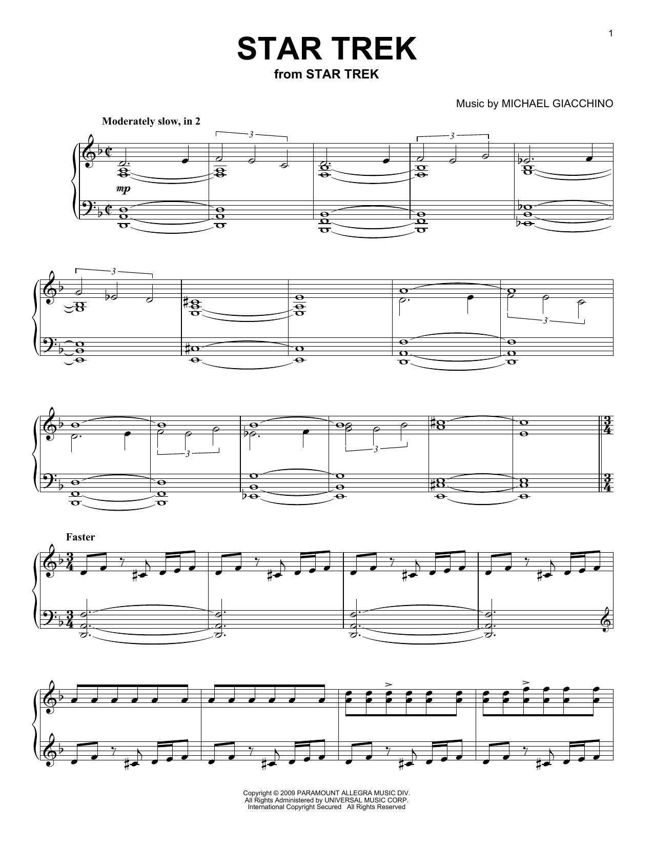 Product gallery: Page 1 of 1 Star Trek, Michael Giacchino
