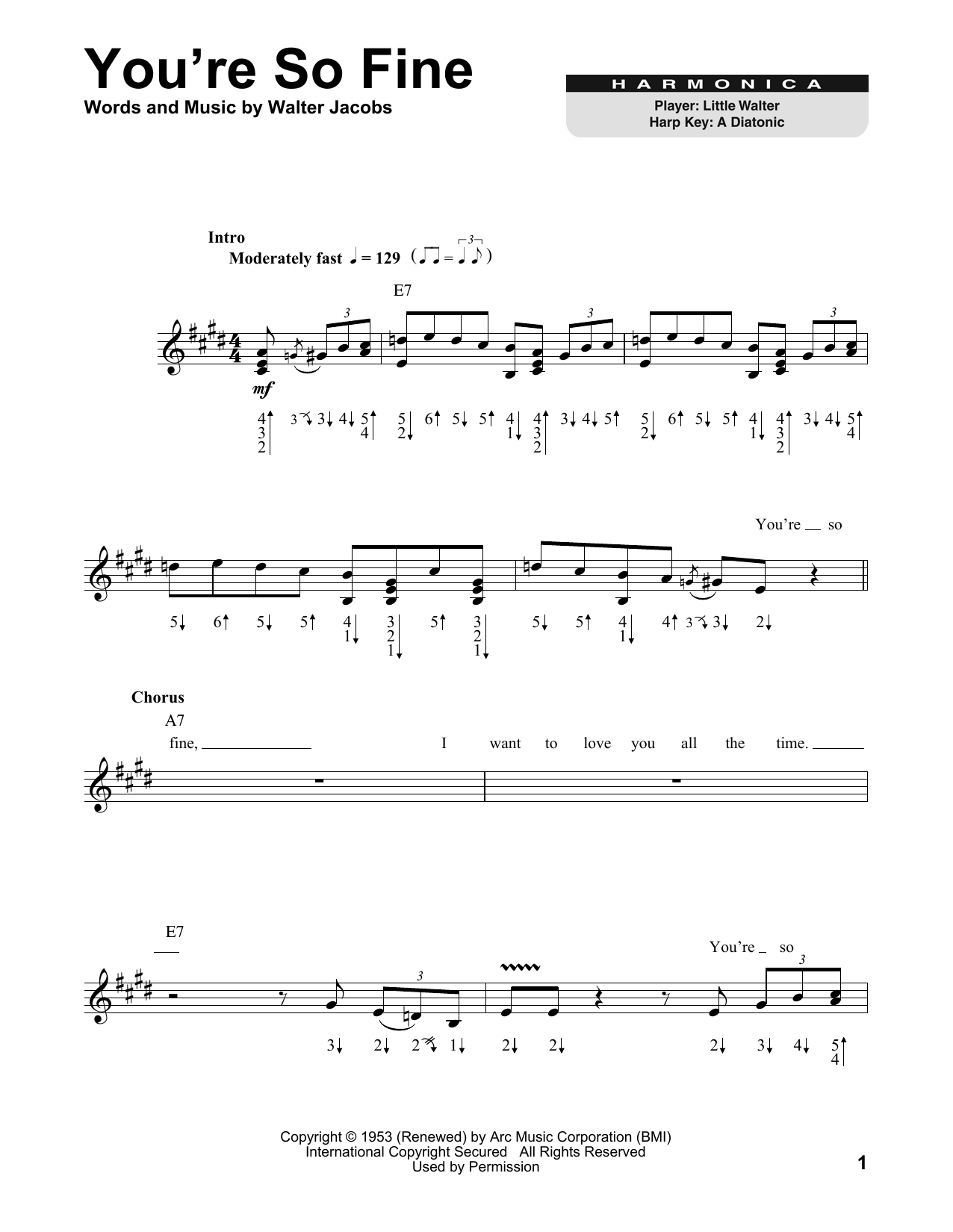Product gallery: Page 1 of 1 You're So Fine, Little Walter