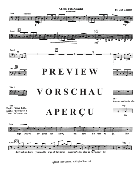 Product gallery: Page 18 of 21 The Cheesy Tuba Quartet , , (Tuba Quartett EETT)