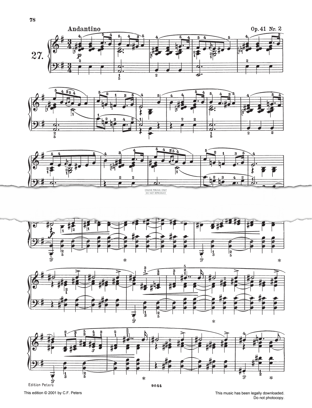Produktbild zu: Mazurkas Op. 41 No. 2