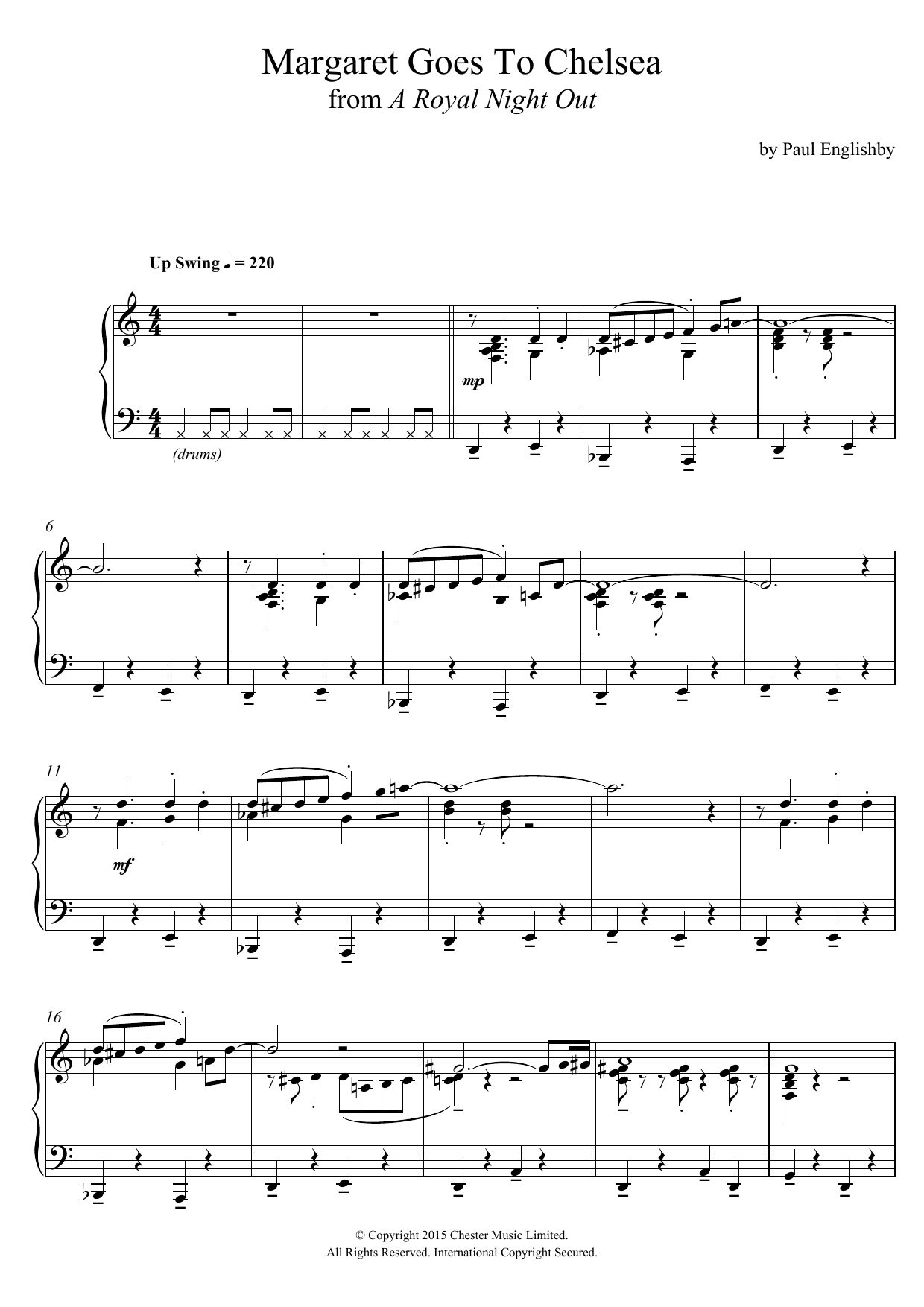 Produktbild zu: Margaret Goes To Chelsea (From 'A Royal Night Out')