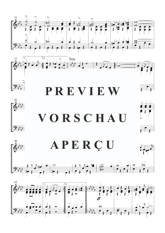 Produktgalerie: Seite 3 von 7 Fürst Bülow - Marsch, , Posaunenchor