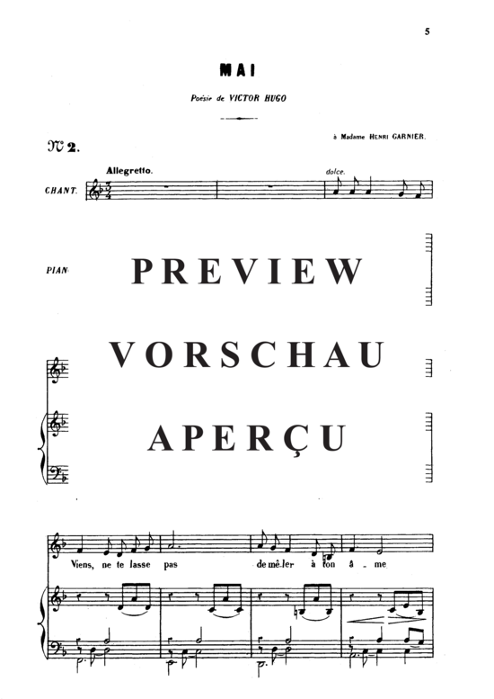 gallery: Mai Op.1 No.2 , , (Gesang mittel + Klavier)