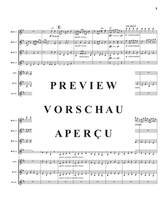Product gallery: Page 6 of 21 Mock Morris , , (clarinet choir)