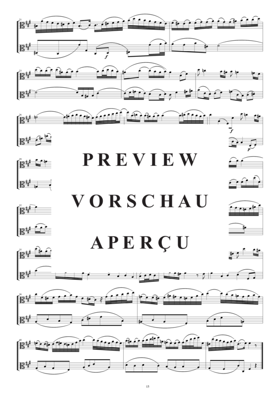 Product gallery: Page 3 of 3 Arie aus der Kantate Nr.55 für zwei Bratschen, , 