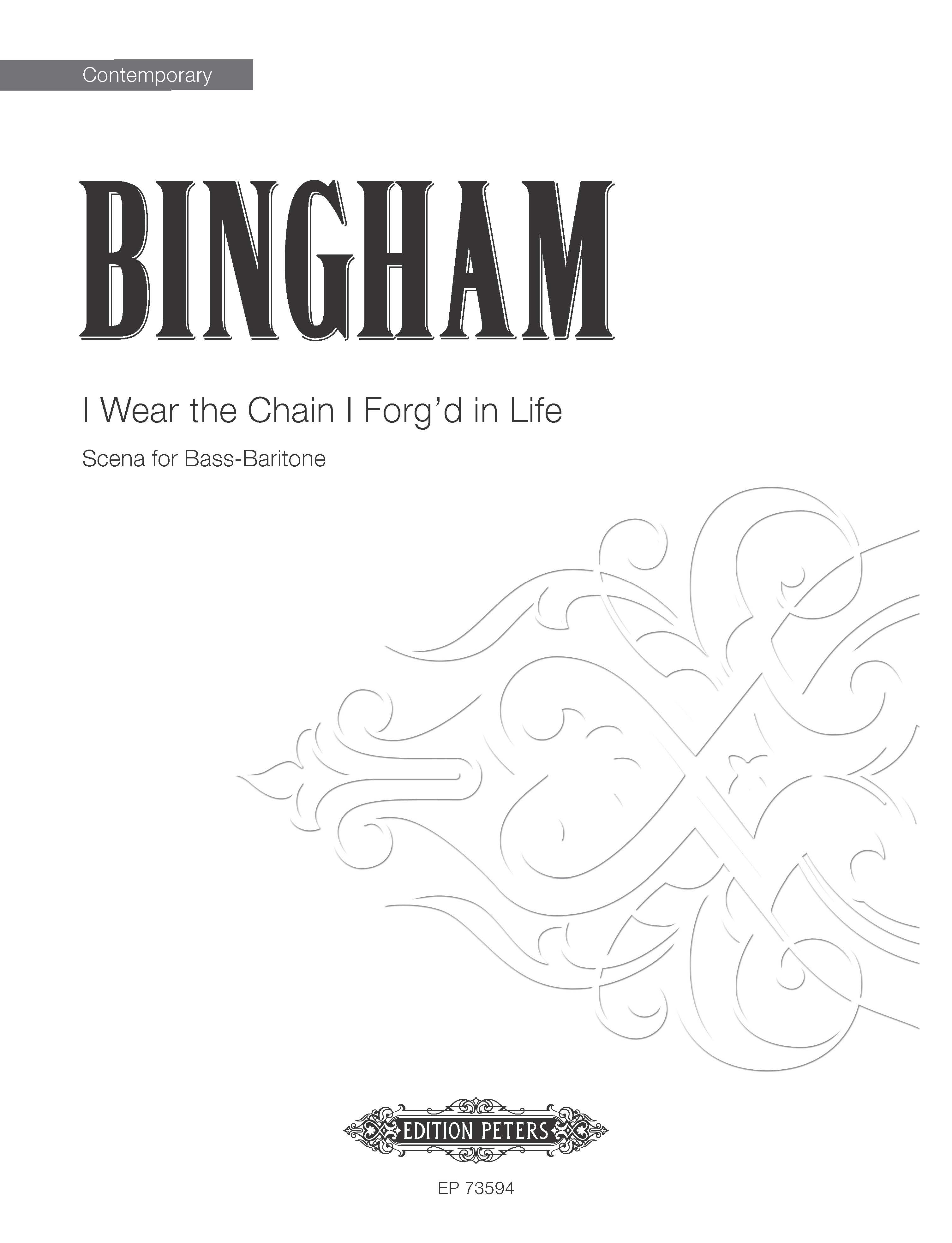 cover: I Wear the Chain I Forg'd in Life, Judith Bingham