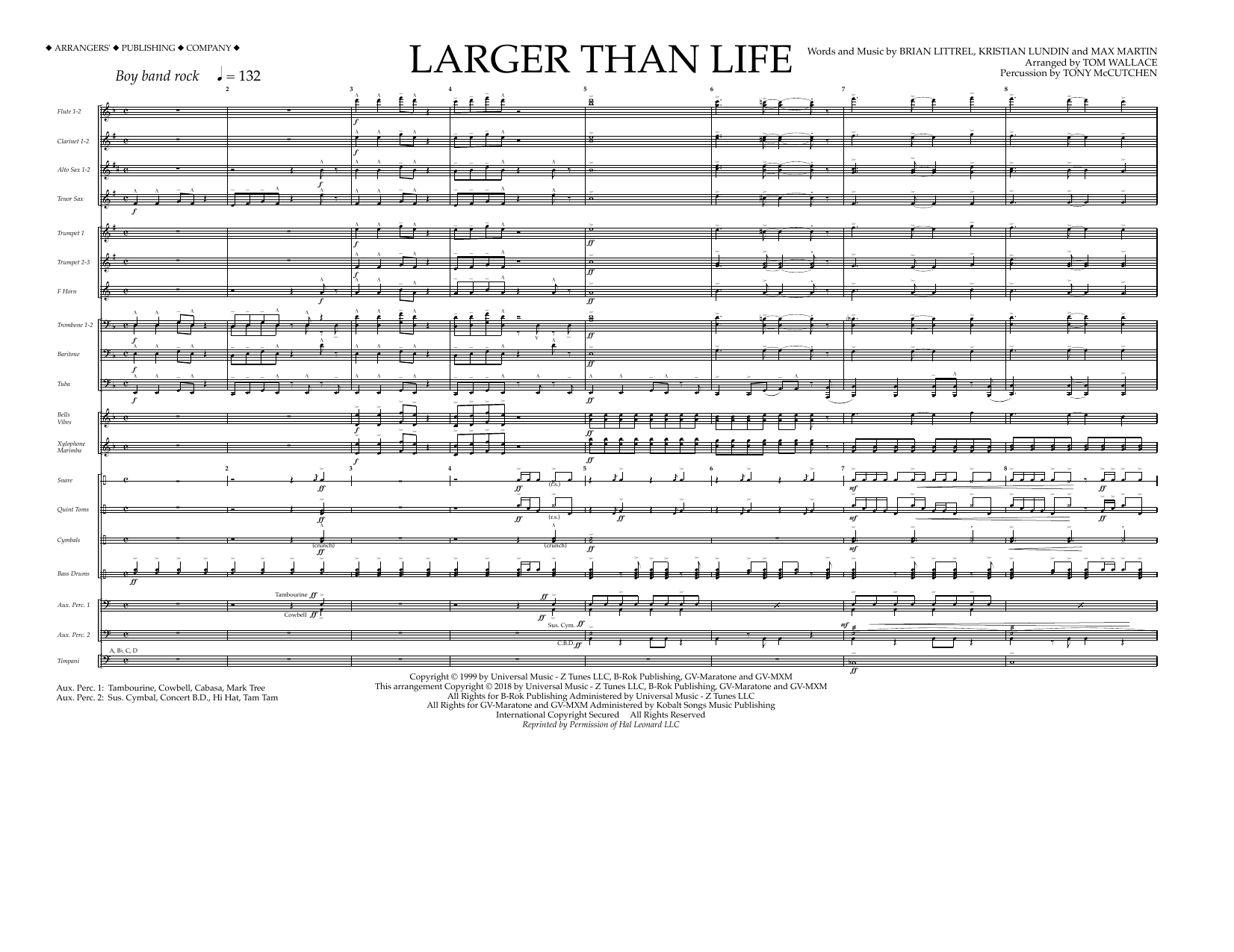Product picture to: Larger Than Life - Full Score