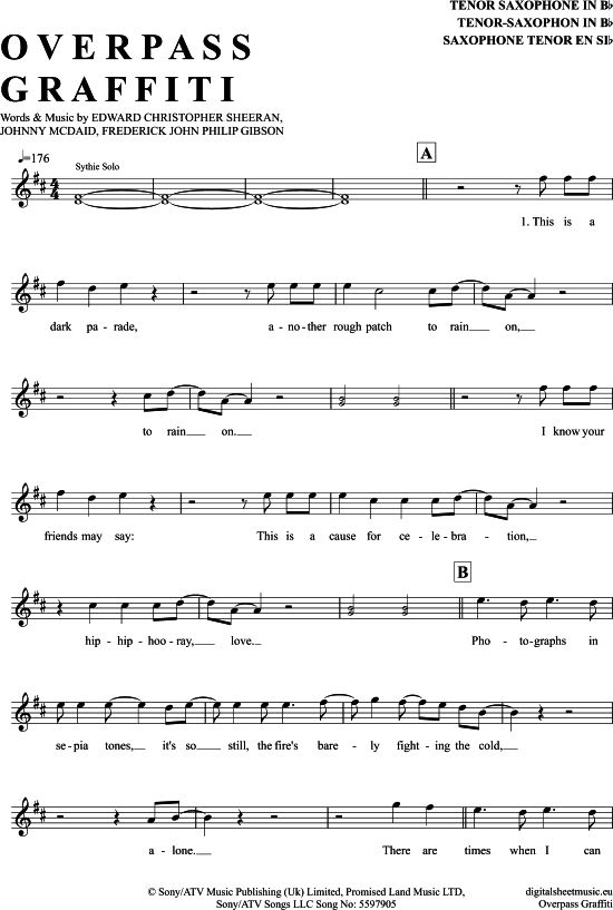 Product picture to: Overpass Graffiti Ed Sheeran