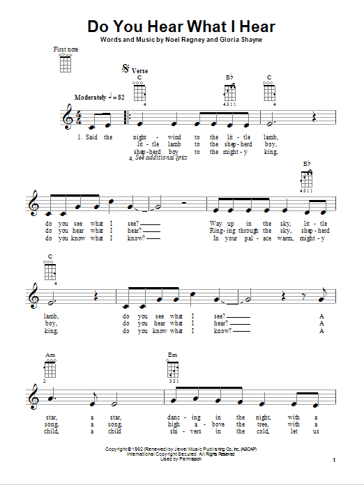 Product gallery: Page 1 of 1 Do You Hear What I Hear, Gloria Shayne