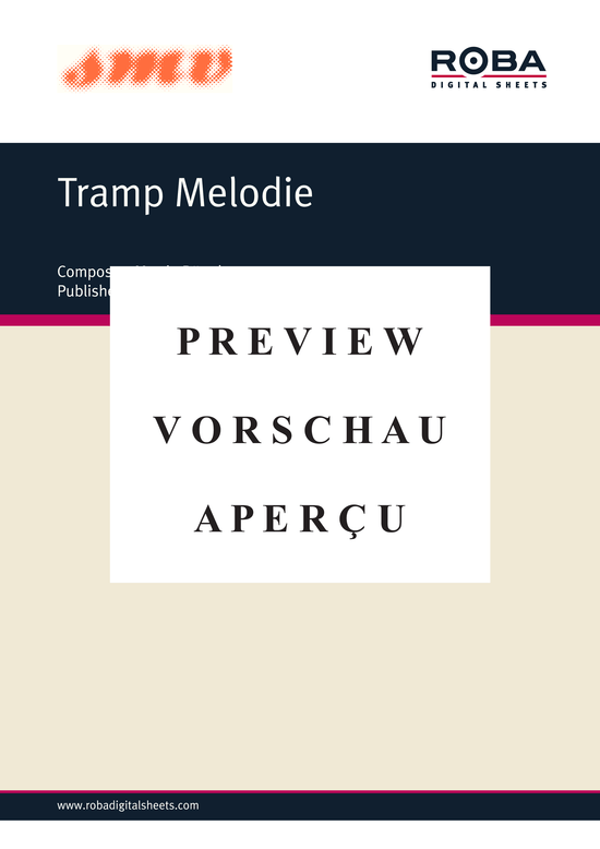 Product gallery: Page 2 of 3 Tramp Melodie , , Piano Solo