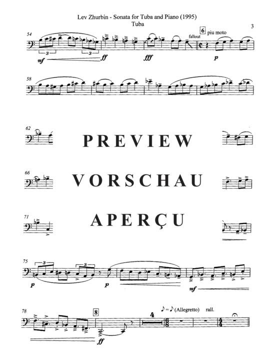 Product gallery: Page 18 of 21 Sonata , , (tuba + piano)