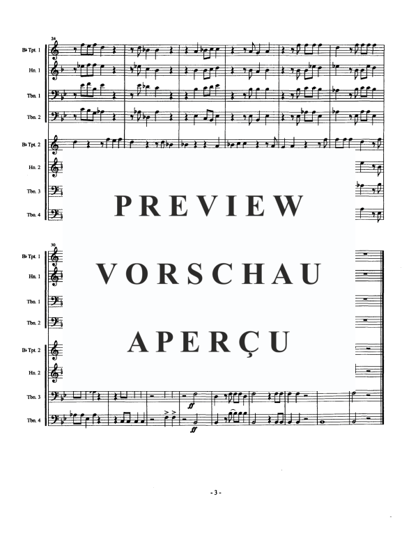 Produktgalerie: Seite 5 von 11 The Echo Song, , Blechbläser Oktett - 2 Trompeten, 2 Hörner und 4 Posaunen