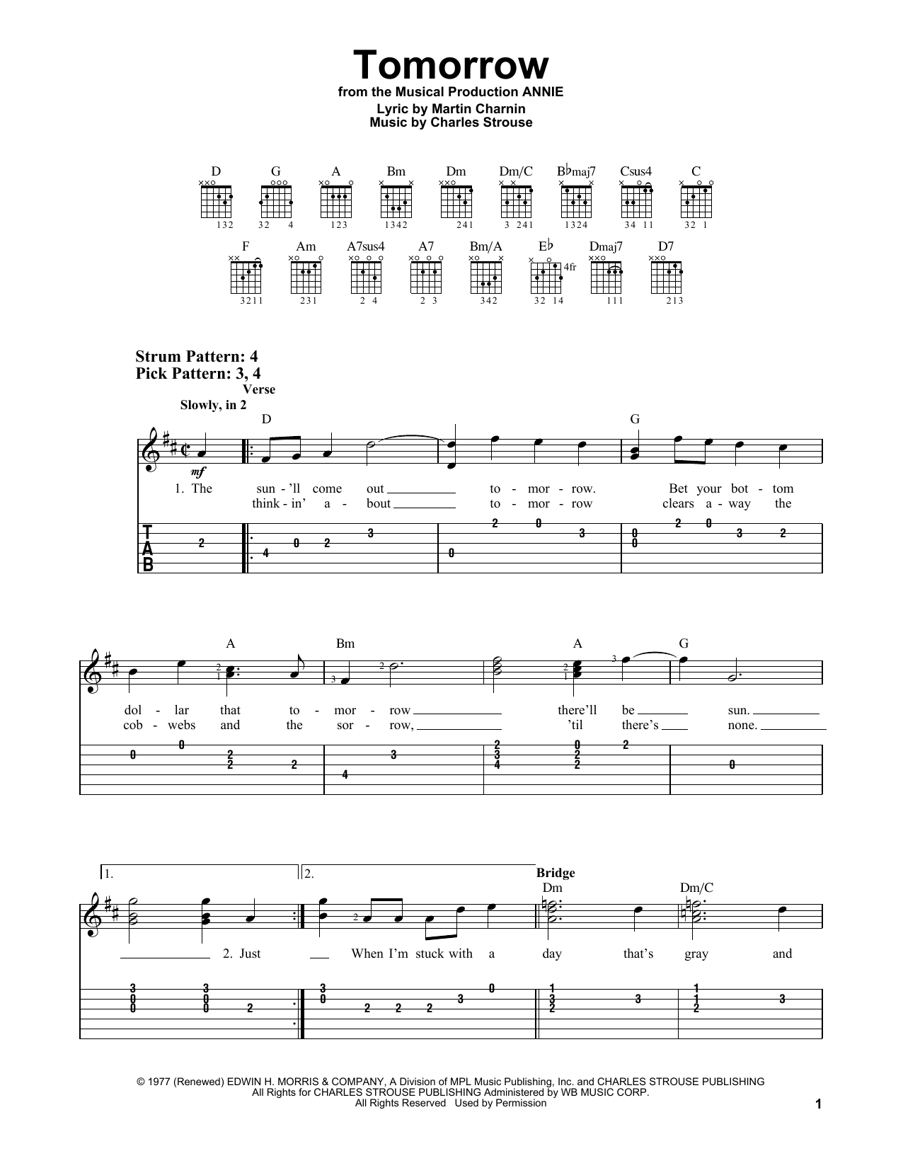 Produktbild zu: Tomorrow (from Annie)