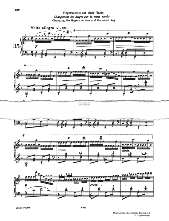 Product picture to: Molto Allegro Study (Op. 740, No.35)