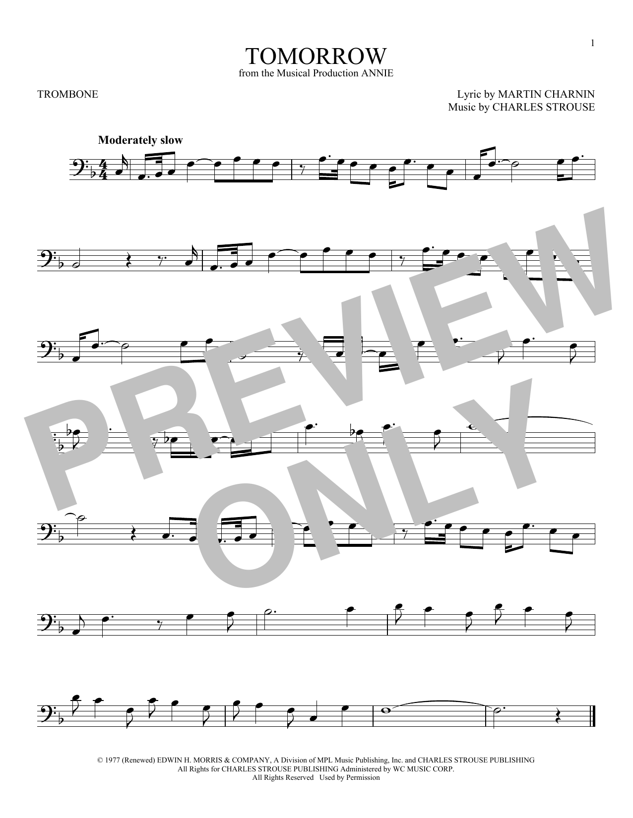 Product gallery: Page 1 of 1 Tomorrow, Charles Strouse