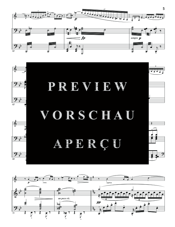 Product gallery: Page 9 of 11 Romanze, , (clarinet in Bb and piano)