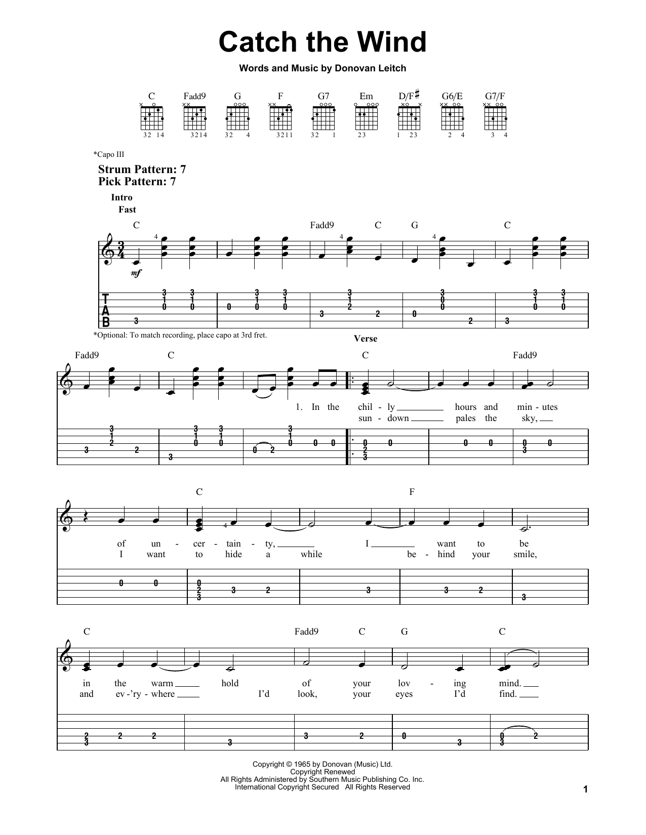 Produktbild zu: Catch The Wind