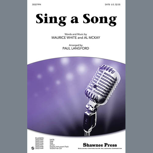cover: Sing A Song - Tenor Sax, Paul Langford