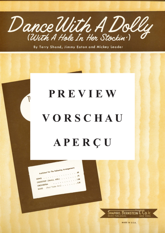 Produktgalerie: Seite 2 von 8 Dance With A Dolly (With A Hole In Her Stockin') , Haley, Bill  & His Comets , (Klavier und Gesang)