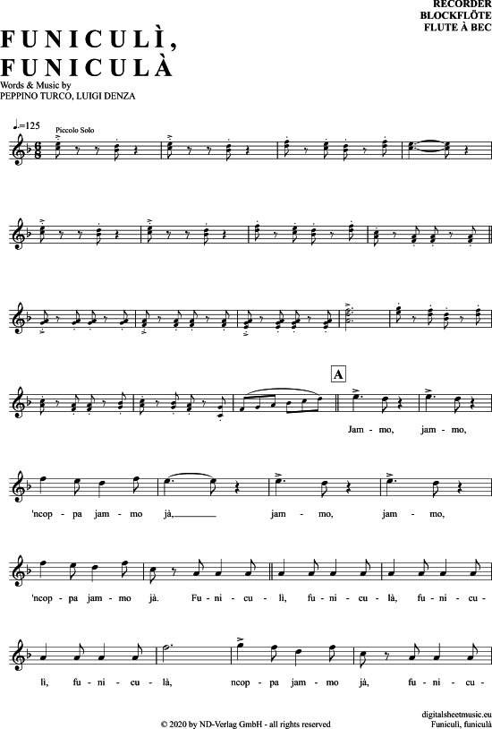 Product gallery: Page 1 of 4 Funiculi Funicula , , (recorder)