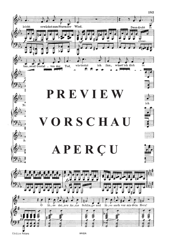 Product gallery: Page 4 of 13 Schiffers Scheidelied D.910, , Low Voice and Piano