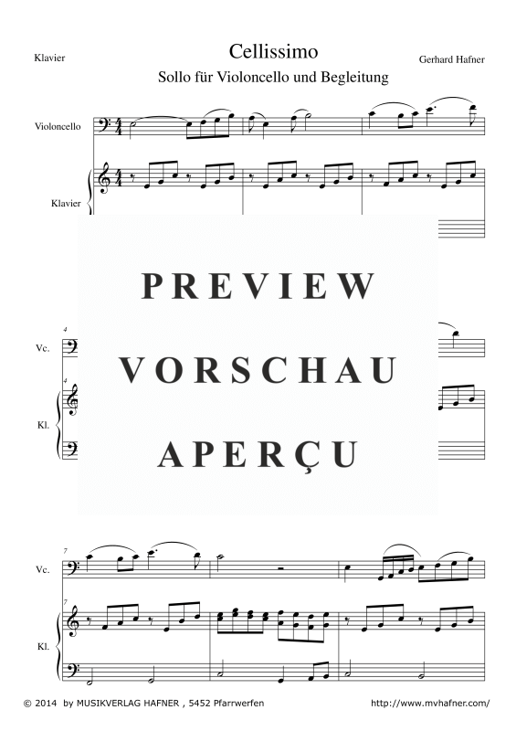 Product gallery: Page 5 of 8 Cellissimo, , (violoncello and piano)