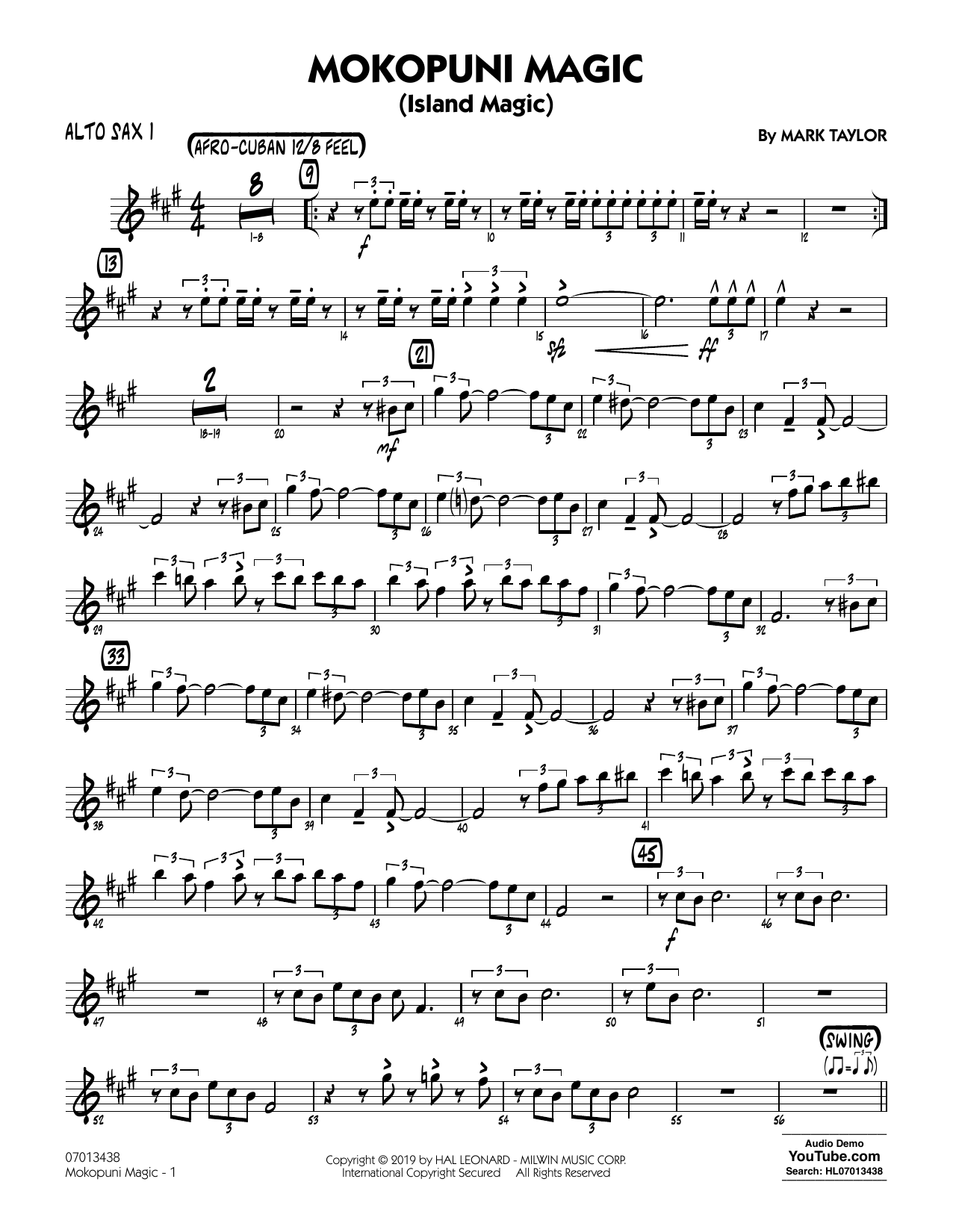 Produktgalerie: Seite 1 von 1 Mokopuni Magic (Island Magic) - Alto Sax 1, Mark Taylor
