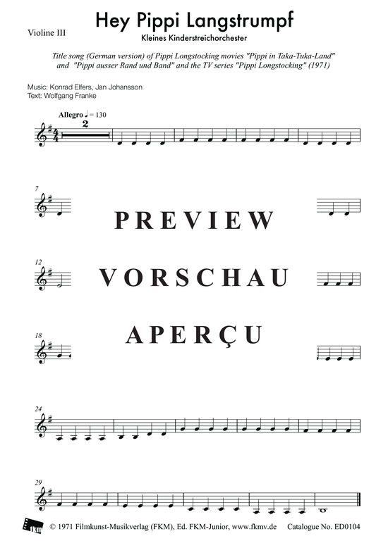 gallery: Pippi Langstrumpf: Violine 3 , , (Geige)