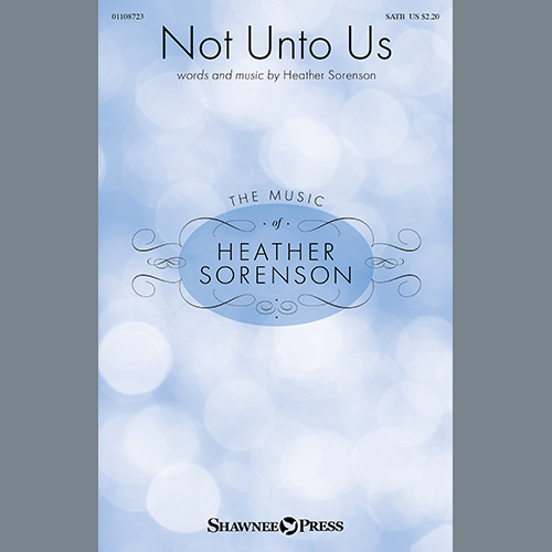 cover: Not Unto Us, Heather Sorenson