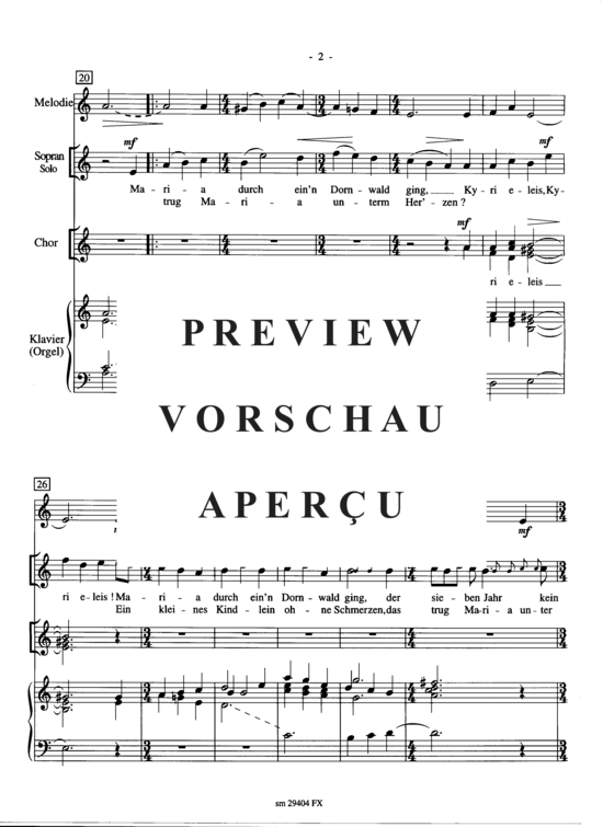 Product gallery: Page 4 of 7 Da haben die Dornen Rosen getragen , , (female choir, soprano solo, melody instrument + piano)