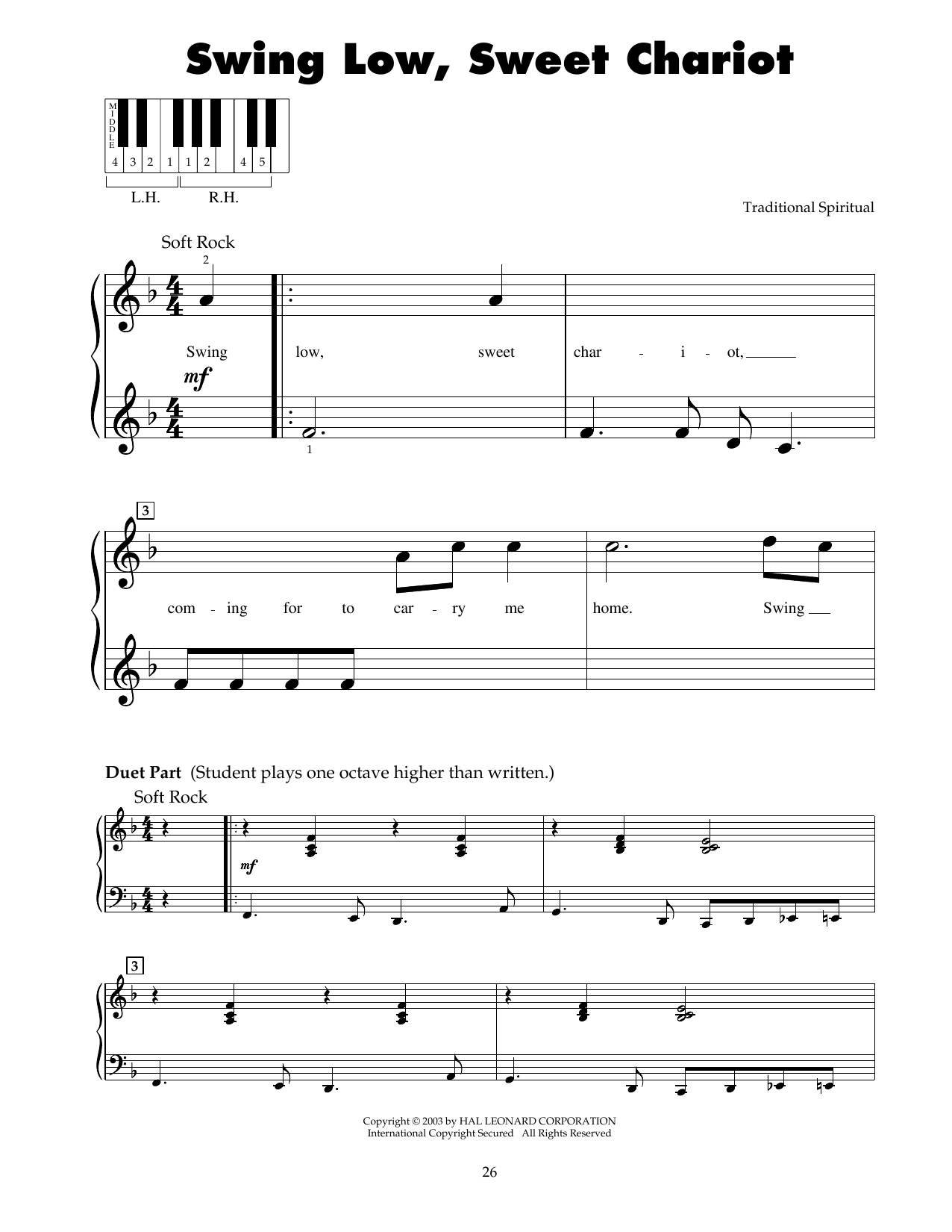 Produktbild zu: Swing Low, Sweet Chariot
