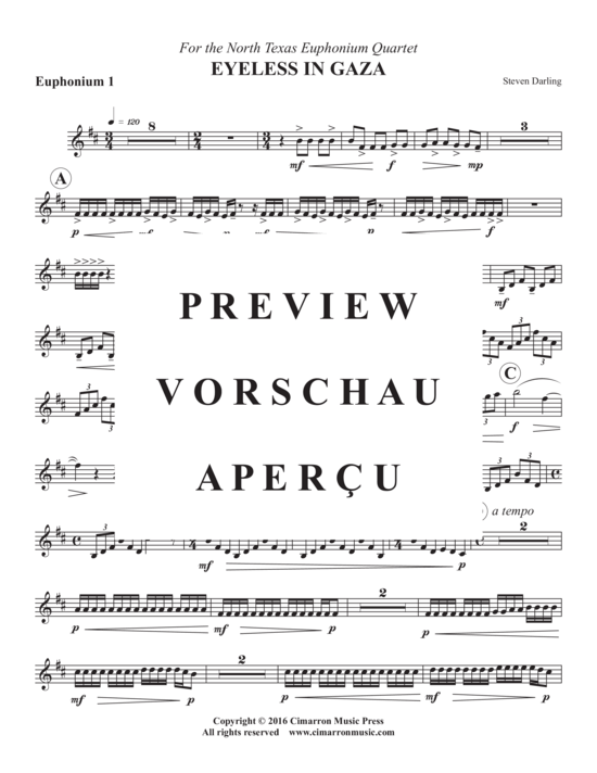 Product gallery: Page 11 of 21 Eyeless in Gaza , , (Euphonium Quartet)