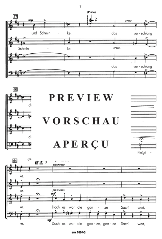 Product gallery: Page 8 of 11 Unser schmuckes Städchen , , (mixed choir + piano)