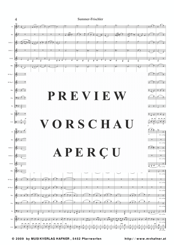 Product gallery: Page 9 of 11 Summer-Frischler, , (Youth wind orchestra)