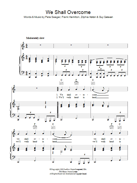 Produktgalerie: Seite 1 von 1 We Shall Overcome, Pete Seeger, Gesang, Gitarre, Klavier