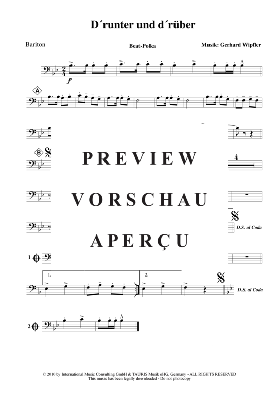 Product gallery: Page 3 of 8 Drunter und Drüber , Hofbräuhaus-Band, (Combo + 4 Horns)