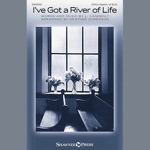 Product picture to: I've Got A River Of Life (arr. Heather Sorenson)