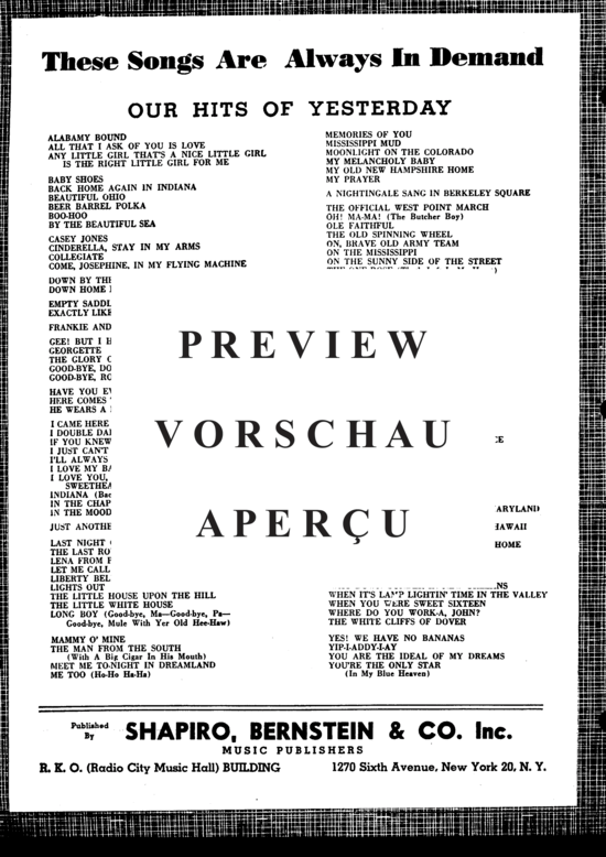 Produktgalerie: Seite 6 von 8 You Are The Ideal Of My Dreams , Popular Standard, Klavier und Gesang