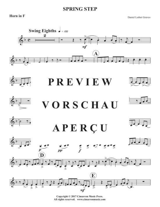 Produktgalerie: Seite 16 von 21 Spring Step , , (Blechbläserquintett)