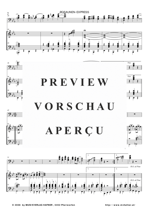 Product gallery: Page 7 of 11 Posaunen-Express, , (large wind orchestra)