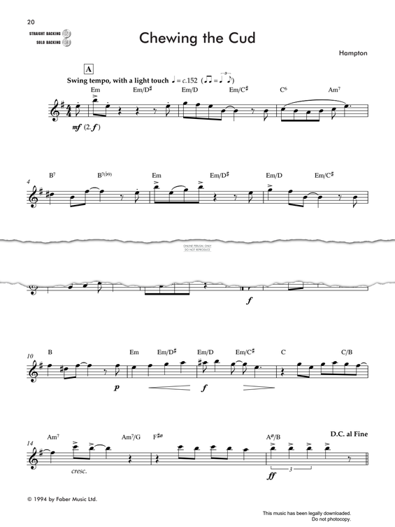 Product gallery: Page 1 of 1 Chewing The Cud, Andy Hampton