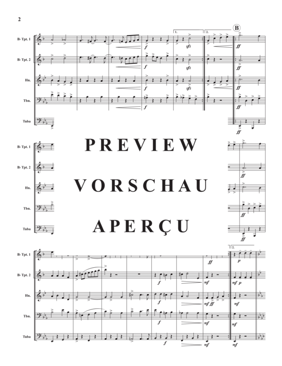 Produktgalerie: Seite 4 von 11 The Billboard March , , (Blechbläserquintett)