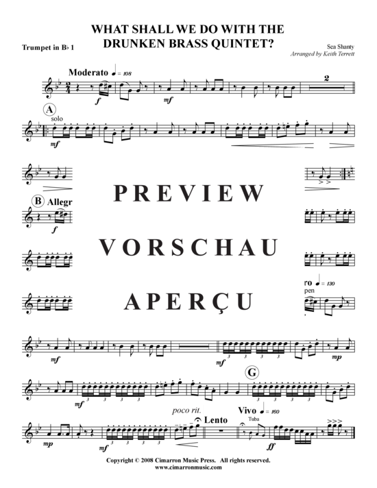 Produktgalerie: Seite 7 von 9 What Would You Do With a Drunken Tuba Quartet? , , (Blechbläserquintett)